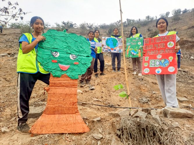 ASEZ STAR in Lima, Peru, Plants 200 Saplings in Santa Rosa Park - ASEZ STAR